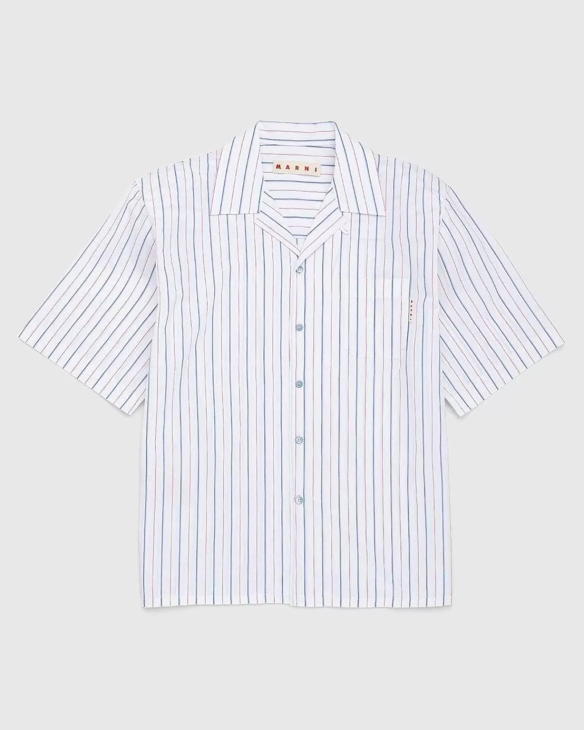 stribet_buttonup_skjorte_hvid_1.webp Skjorter>Marni Stribet Button-Up Skjorte Hvid
