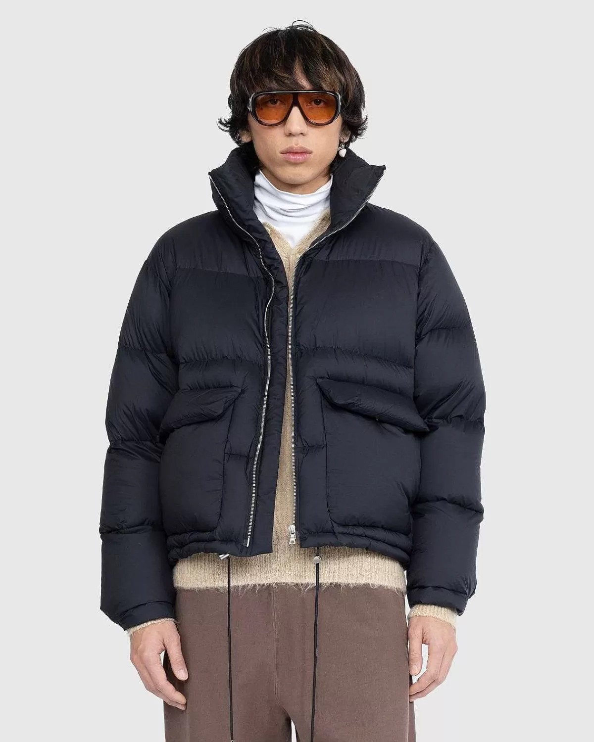 super_light_ripstop_down_blouson_sort_2.webp Overtøj>Auralee Super Light Ripstop Down Blouson Sort