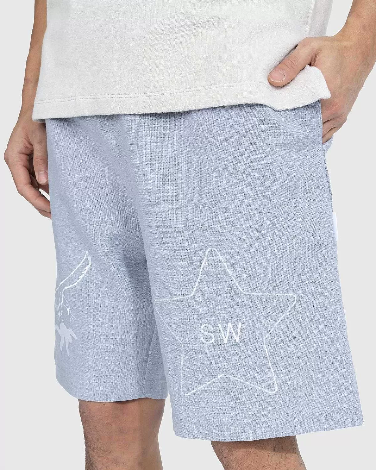 sw_linen_gym_shorts_lysebla_5.webp Undertøj>Saintwoods Sw Linen Gym Shorts Lysebla