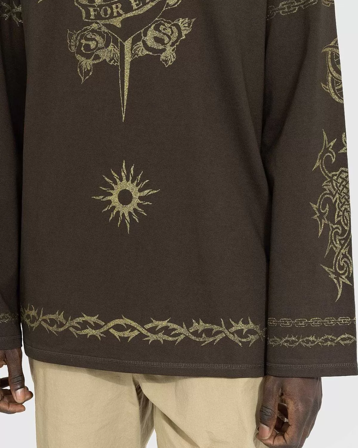 tattoo_safe_sex_sweatshirt_morkebrun_6.webp T-Shirts>Jean Paul Gaultier Tattoo Safe Sex Sweatshirt Morkebrun