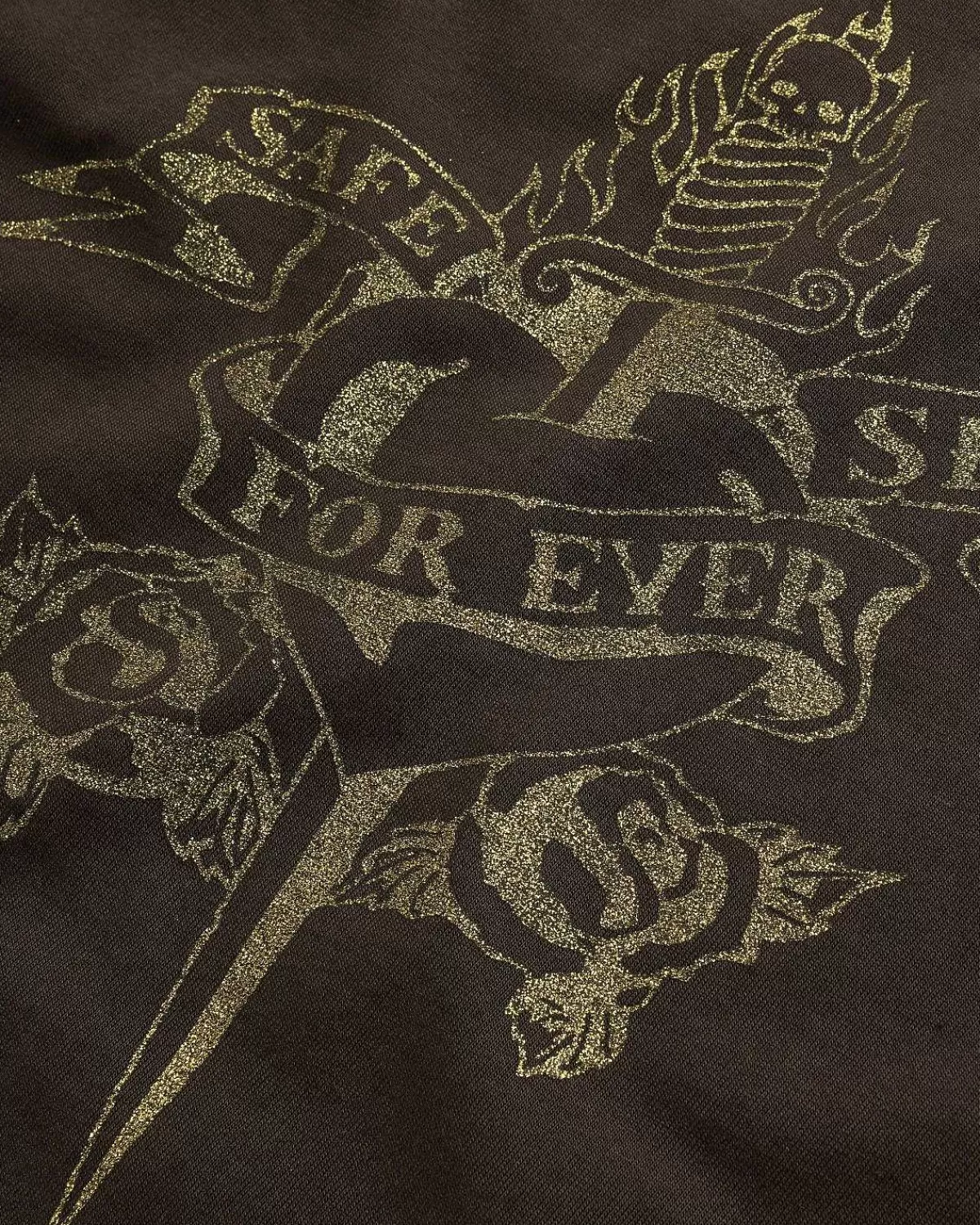 tattoo_safe_sex_sweatshirt_morkebrun_7.webp T-Shirts>Jean Paul Gaultier Tattoo Safe Sex Sweatshirt Morkebrun