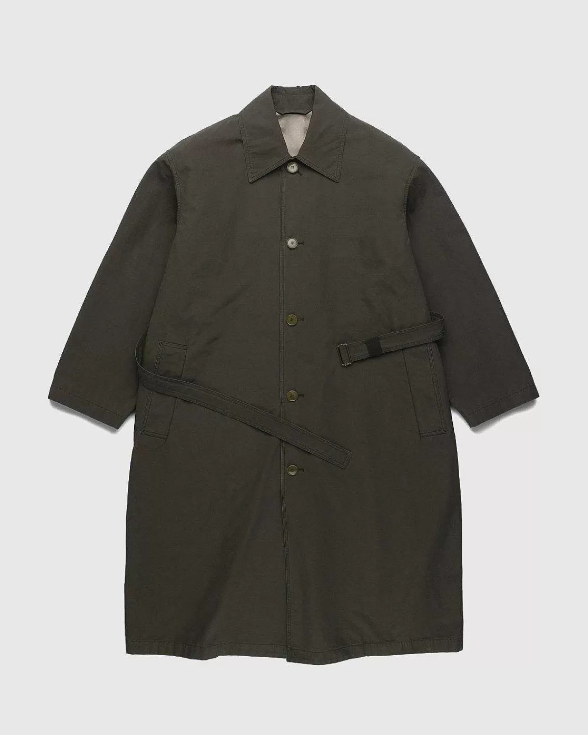 trenchcoat_mork_oliven_1.webp Overtøj>Acne Studios Trenchcoat Mork Oliven