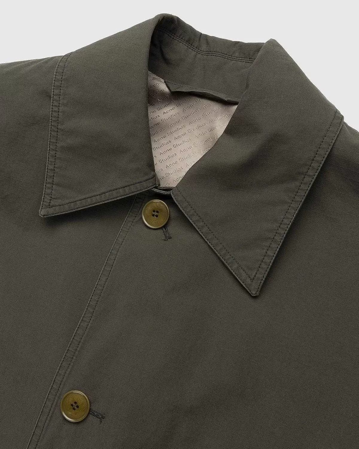 trenchcoat_mork_oliven_5.webp Overtøj>Acne Studios Trenchcoat Mork Oliven