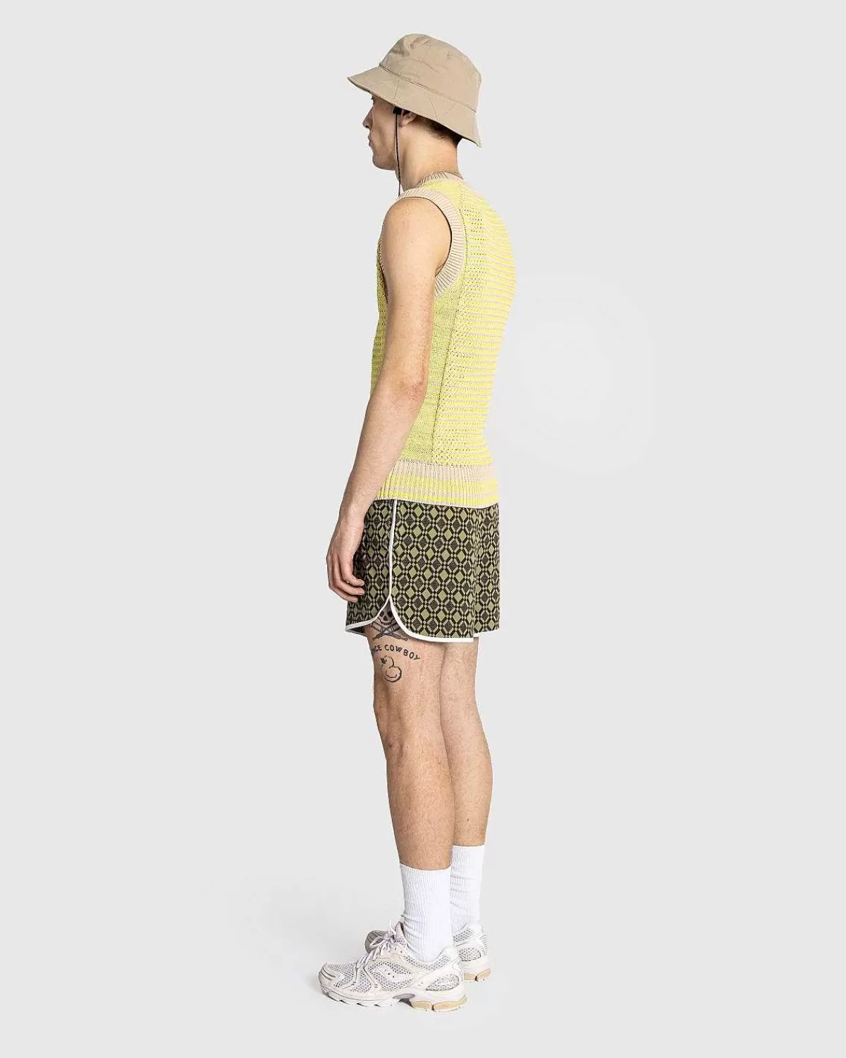 unity_sweater_vest_limebeige_4.webp Strik>Wales Bonner Unity Sweater Vest Lime/Beige