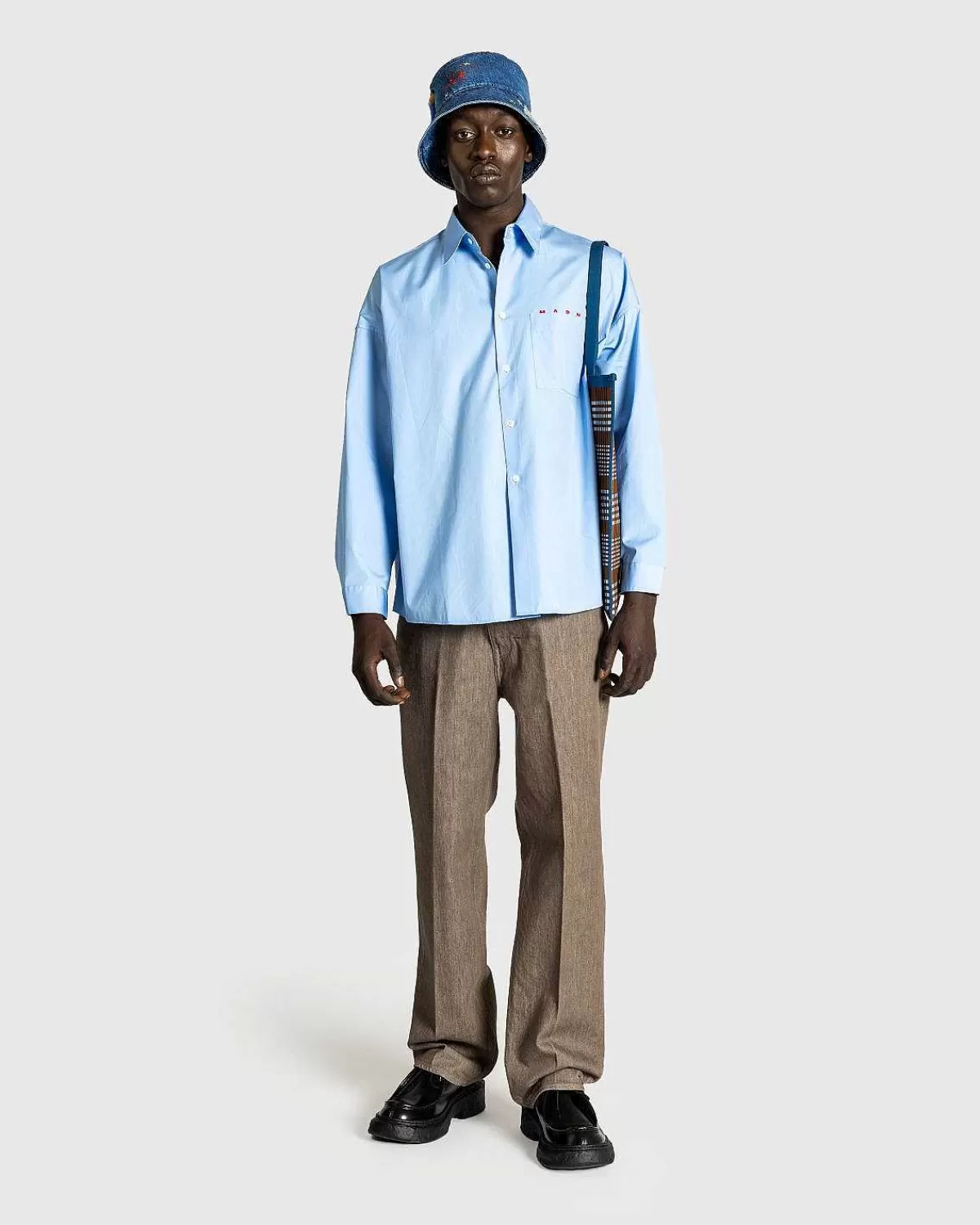 vaevet_buttondown_skjorte_iris_blue_3.webp Skjorter>Marni Vaevet Button-Down Skjorte Iris Blue
