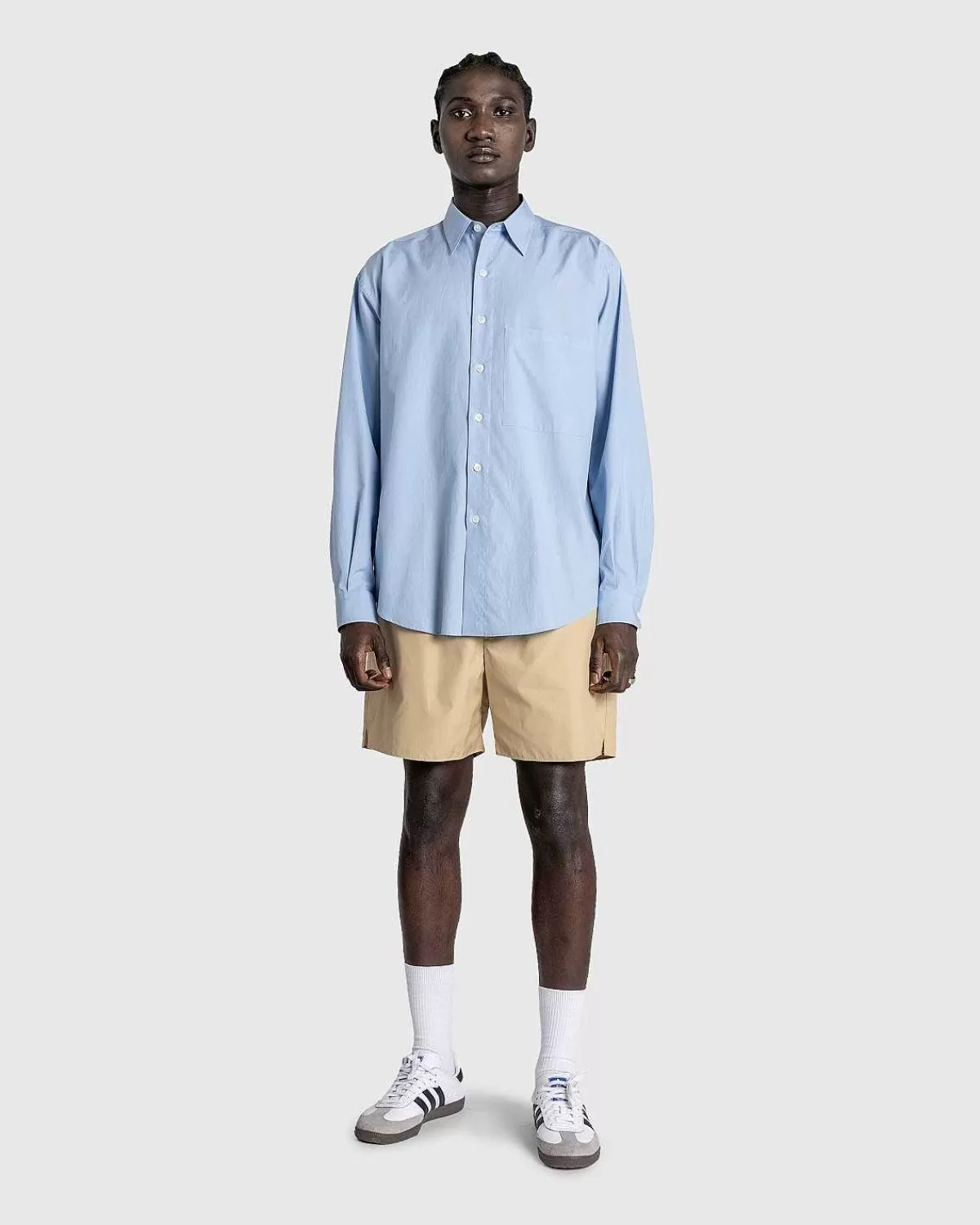 vasket_finx_twill_big_shirt_sax_blue_3.webp Skjorter>Auralee Vasket Finx Twill Big Shirt Sax Blue