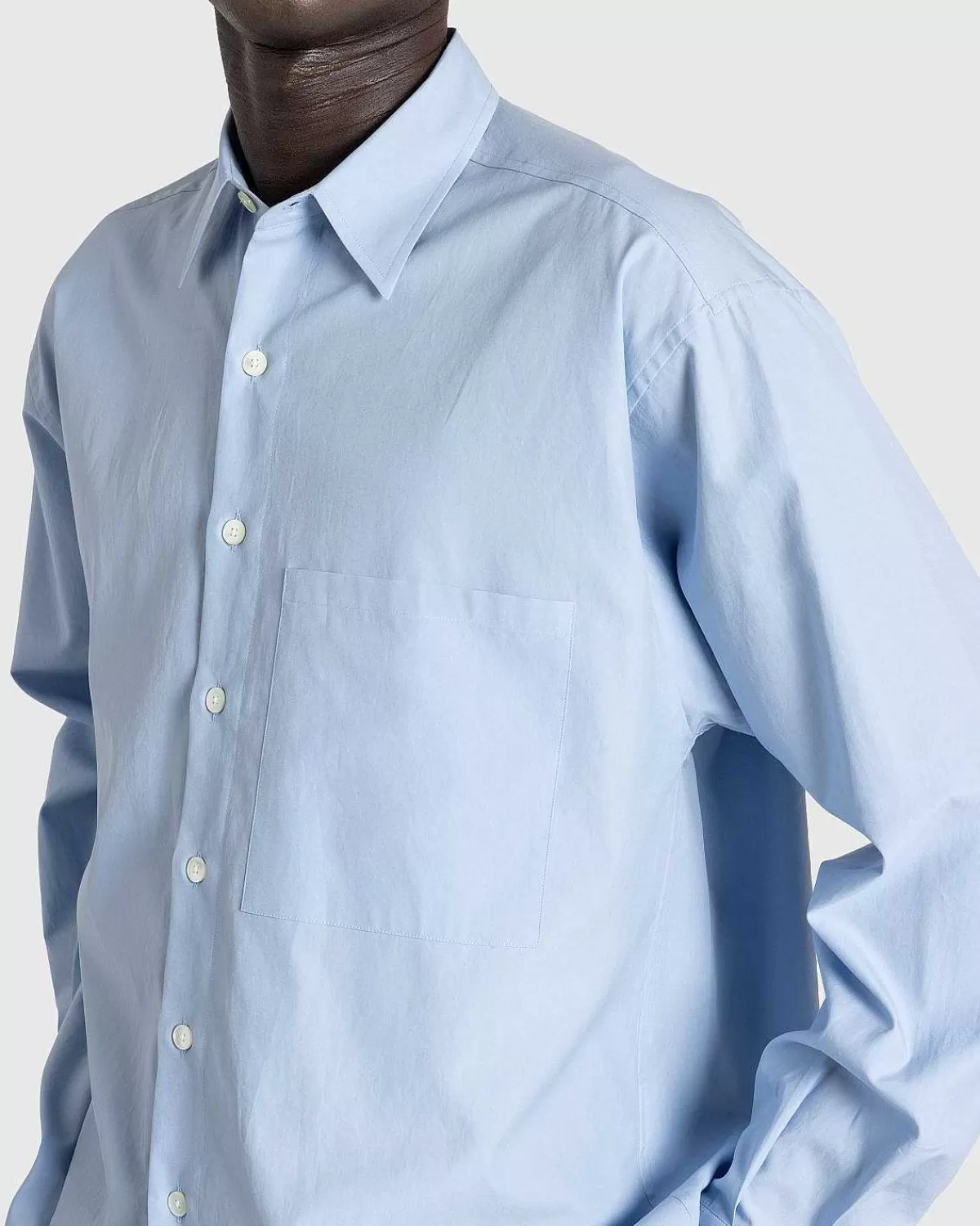 vasket_finx_twill_big_shirt_sax_blue_5.webp Skjorter>Auralee Vasket Finx Twill Big Shirt Sax Blue