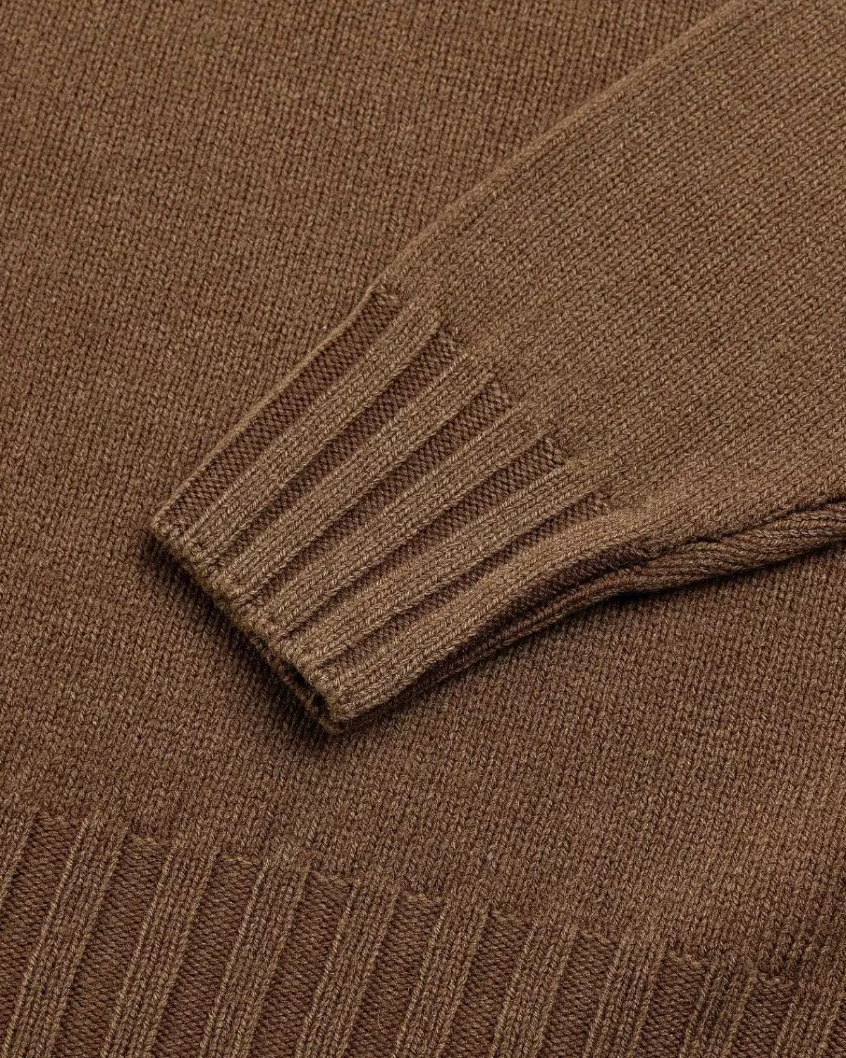 vasket_fransk_merino_strik_crewneck_brun_7.webp Strik>Auralee Vasket Fransk Merino Strik Crewneck Brun