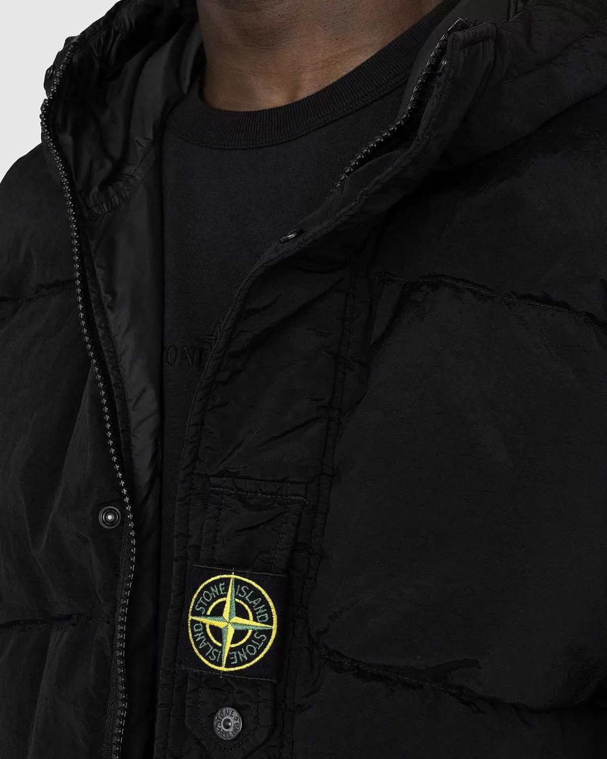 vendbar_nylon_metal_dunjakke_sort_4.webp Overtøj>Stone Island Vendbar Nylon Metal Dunjakke Sort